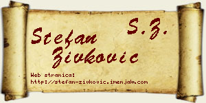 Stefan Živković vizit kartica